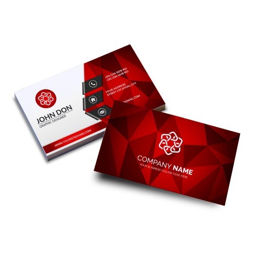 Cartão de Visita - UV 4/4 - Frente e Verso